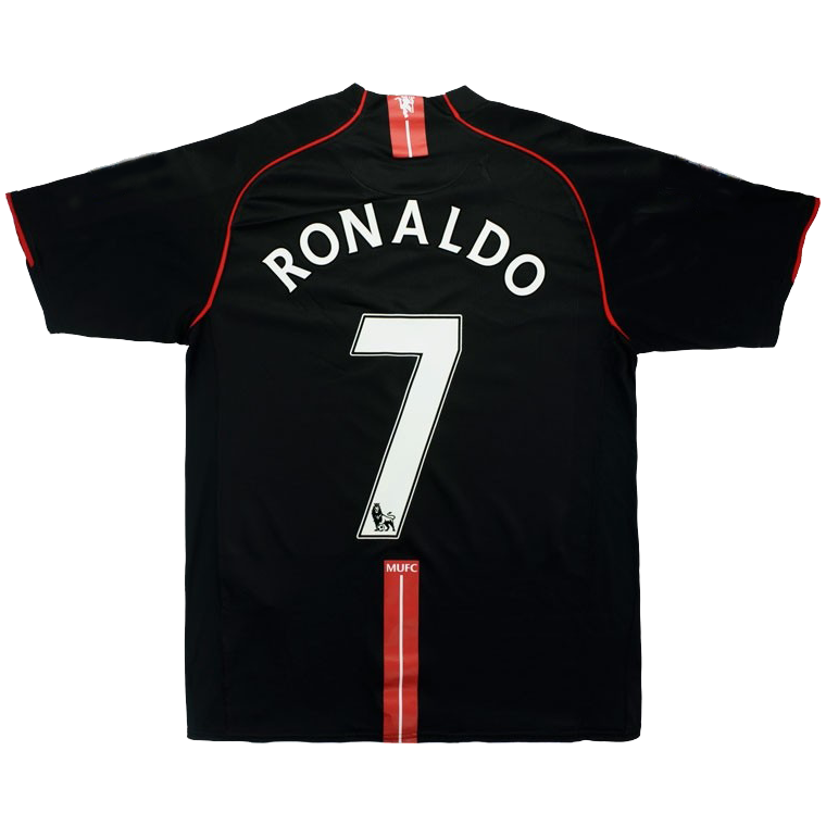 Manchester United RONALDO 7 Away Retro Soccer Jersey 2007 08 TheJerseys