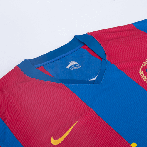 Barcelona Home Retro Soccer Jersey 2007/08 - thejerseys