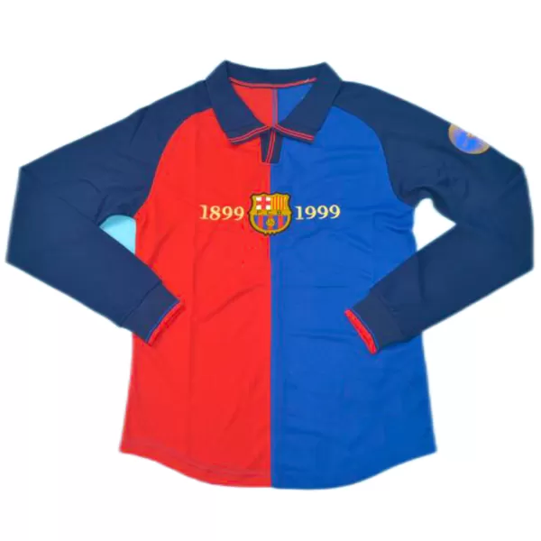 Classic Barcelona Home Long Sleeve Jersey 1999/00 - thejerseys