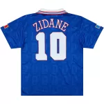 Zidane #10 Retro France Home Jersey Euro Cup 1996 - thejerseys