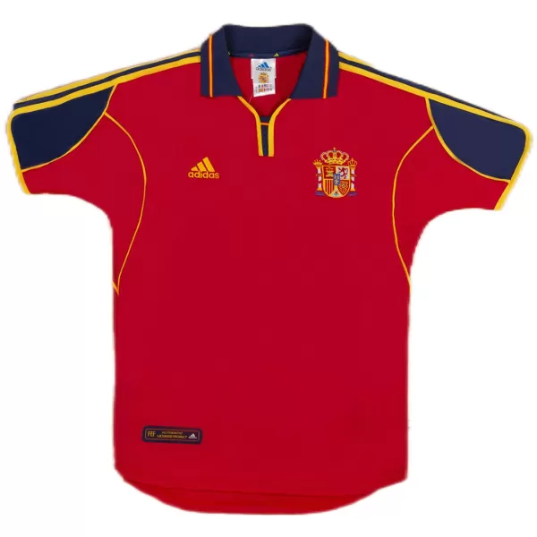 Classic Spain Home Jersey Euro Cup 2000 - thejerseys