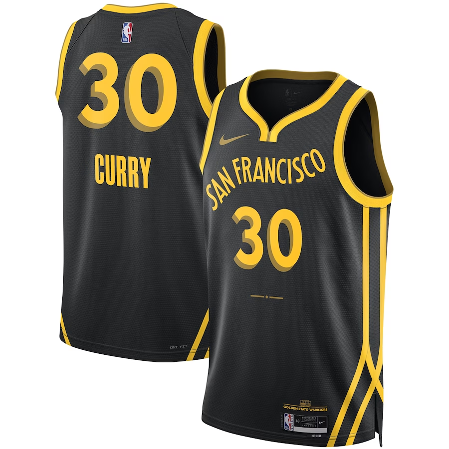 Men's Golden State Warriors Stephen Curry #30 Swingman Jersey - City ...