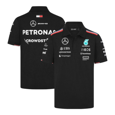 Mercedes AMG Petronas F1 2024 Team Polo - Black 1.png