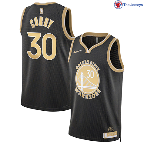 Golden State Warriors Stephen Curry Nike Black Select Series Swingman Jersey@1x.png