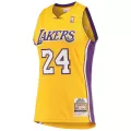 Men's Los Angeles Lakers Kobe Bryant #24 Gold Hardwood Classics Authentic Jersey 2008/09 - thejerseys