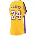 Men's Los Angeles Lakers Kobe Bryant #24 Gold Hardwood Classics Authentic Jersey 2008/09 - thejerseys