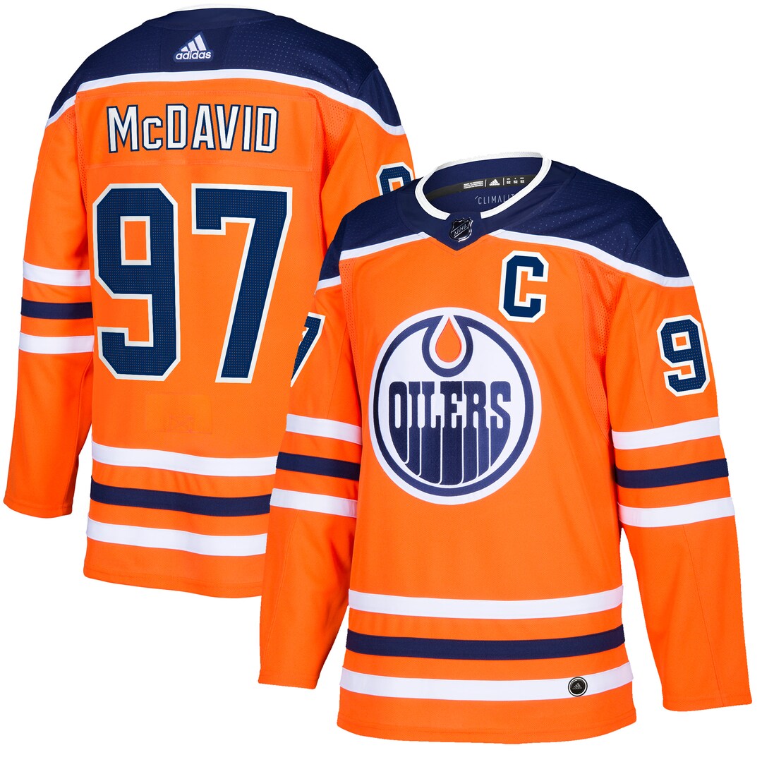 Edmonton Oilers adidas Navy Reverse Retro 2.0 Authentic Connor McDavid  Jersey