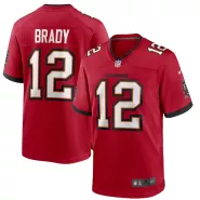 Men Tampa Bay Buccaneers Tom Brady #12 Nike Red Game Jersey - thejerseys
