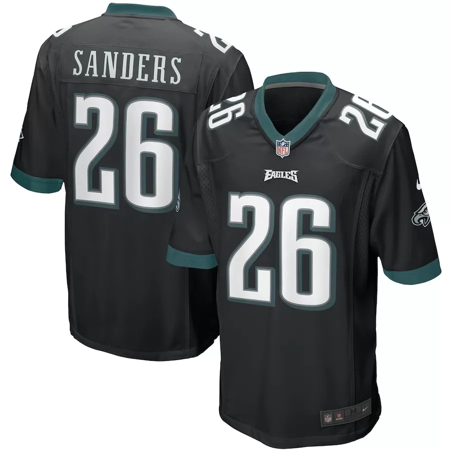 NFL_ Philadelphia''Eagles''Men DeVonta Smith #6 Miles Sanders #26