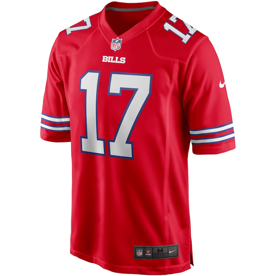 Nike Men's Buffalo Bills Stefon Diggs #14 Red Alternate Game Jersey