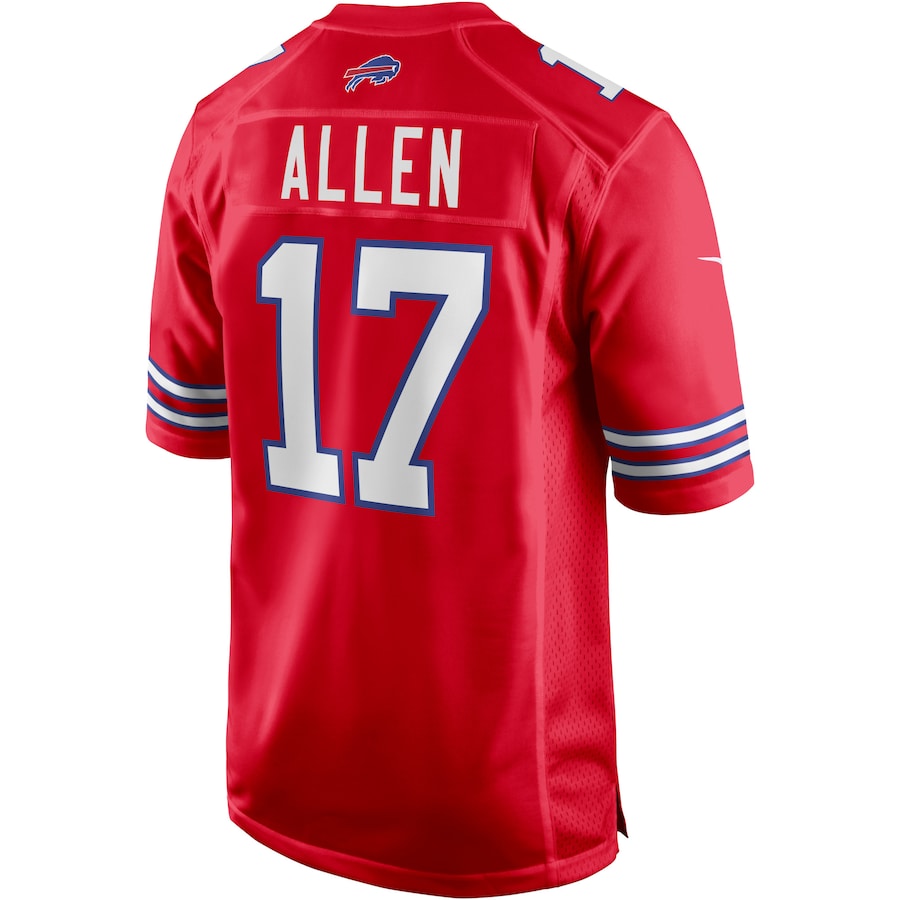 Nike Men's Buffalo Bills Josh Allen #17 Black Game Jersey