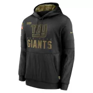 Men's New York Giants Black 2020 Salute to Service Sideline Performance Pullover Hoodie - thejerseys