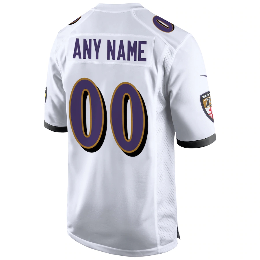 Men's Baltimore Ravens Nike Purple Custom Elite Jersey