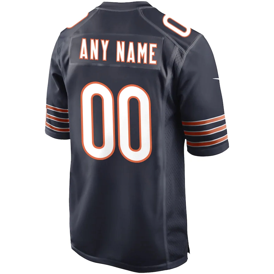 Men Chicago Bears FIELDS #1 Nike White Game Jersey 2019