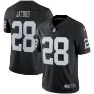 Men Las Vegas Raiders Josh Jacobs #28 Nike Black Vapor Limited Jersey - thejerseys