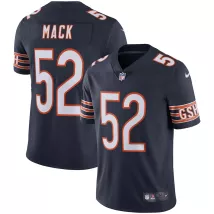 Chicago Bears Khalil Mack #52 Nike Navy Vapor Limited Jersey - thejerseys