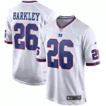 Men New York Giants Barkley #26 Nike White Game Jersey - thejerseys