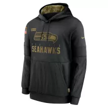 Men Seattle Seahawks Nike Black NFL Hoodie 2020 - thejerseys