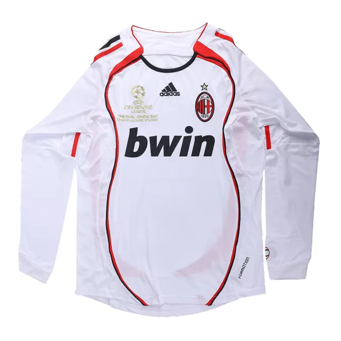 AC Milan Away Retro Long Sleeve Soccer Jersey 2006/07 - thejerseys