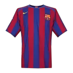 Barcelona Home Retro Soccer Jersey 2005/06 - thejerseys