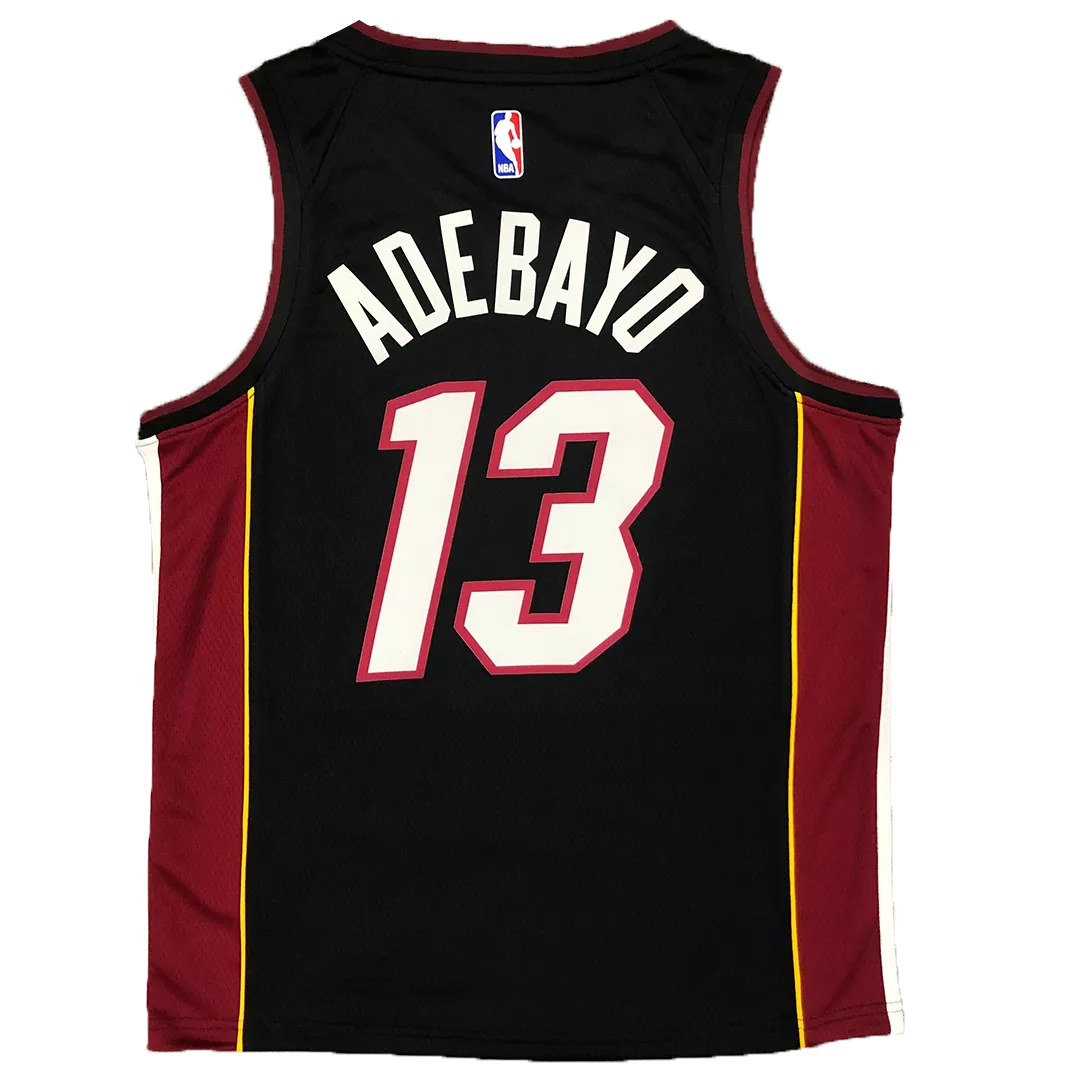 Men's Miami Heat Adebayo #13 Black Swingman Jersey - City Edition - thejerseys