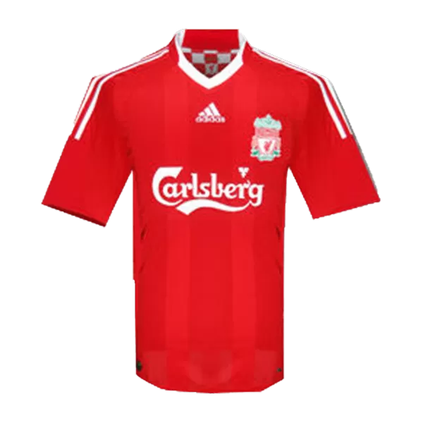 Liverpool Home Retro Soccer Jersey 2008/09 - thejerseys