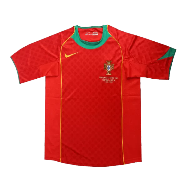 Portugal Home Retro Soccer Jersey 2004 - Euro Final - thejerseys