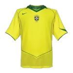 Brazil Home Retro Soccer Jersey 2004 - thejerseys