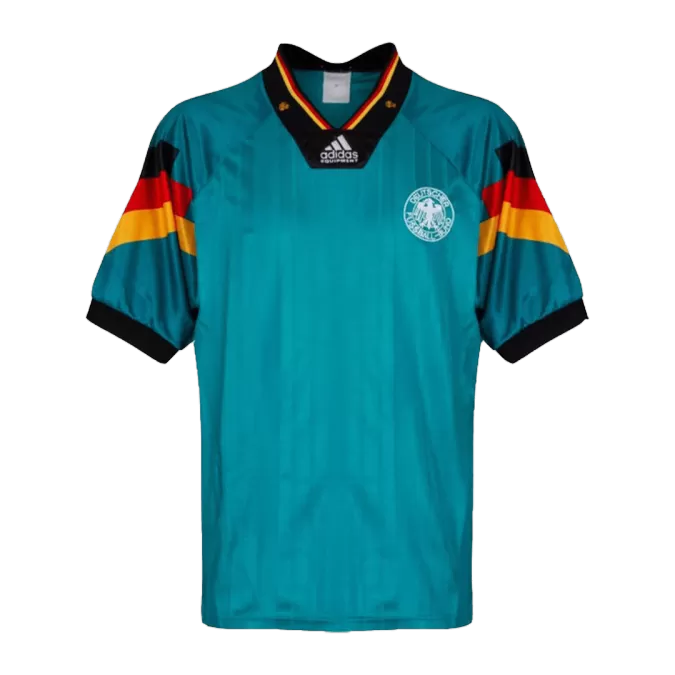 Germany Away Retro Soccer Jersey 1992 - thejerseys