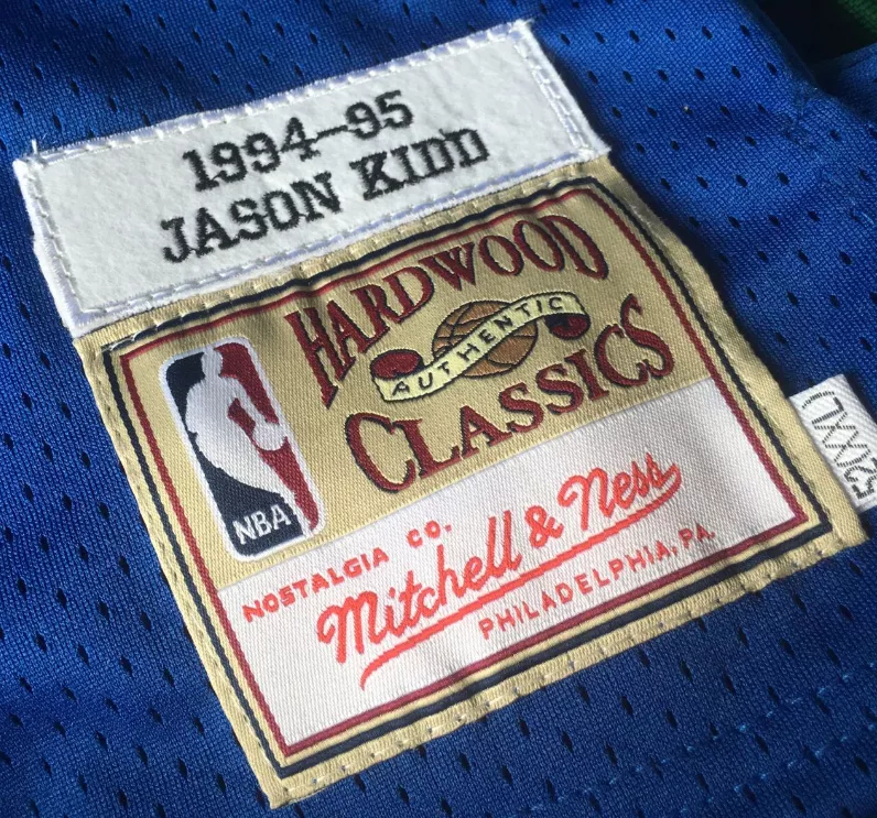 Men's Dallas Mavericks Kidd #5 Blue Hardwood Classics Jersey 1994/95 - thejerseys