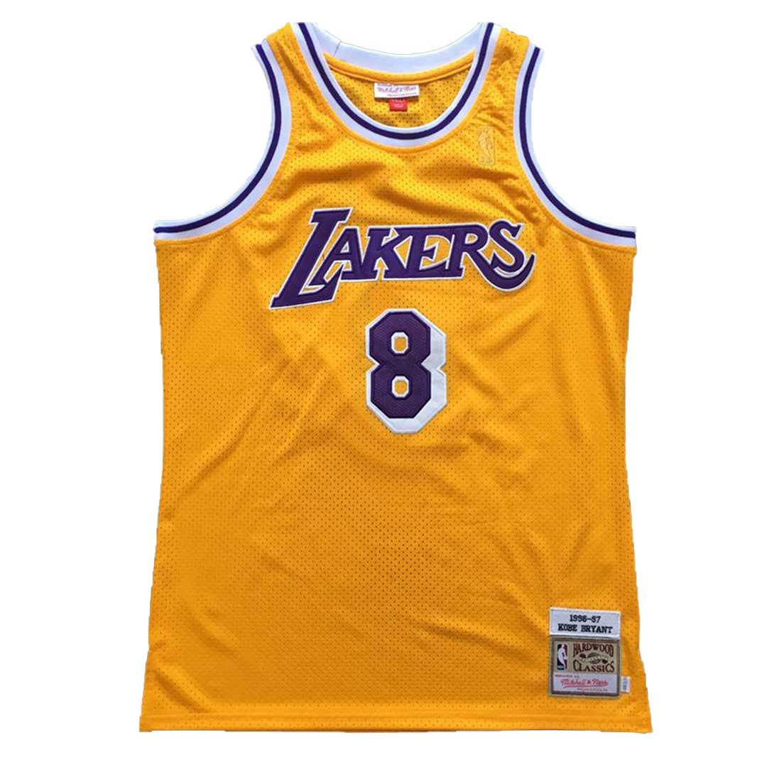Champion Europe Los Angeles Lakers Kobe Bryant purple NBA jersey XL 2000/01  #8