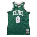 Men's Boston Celtics BAPE #93 Green Hardwood Classics Swingman Jersey - thejerseys