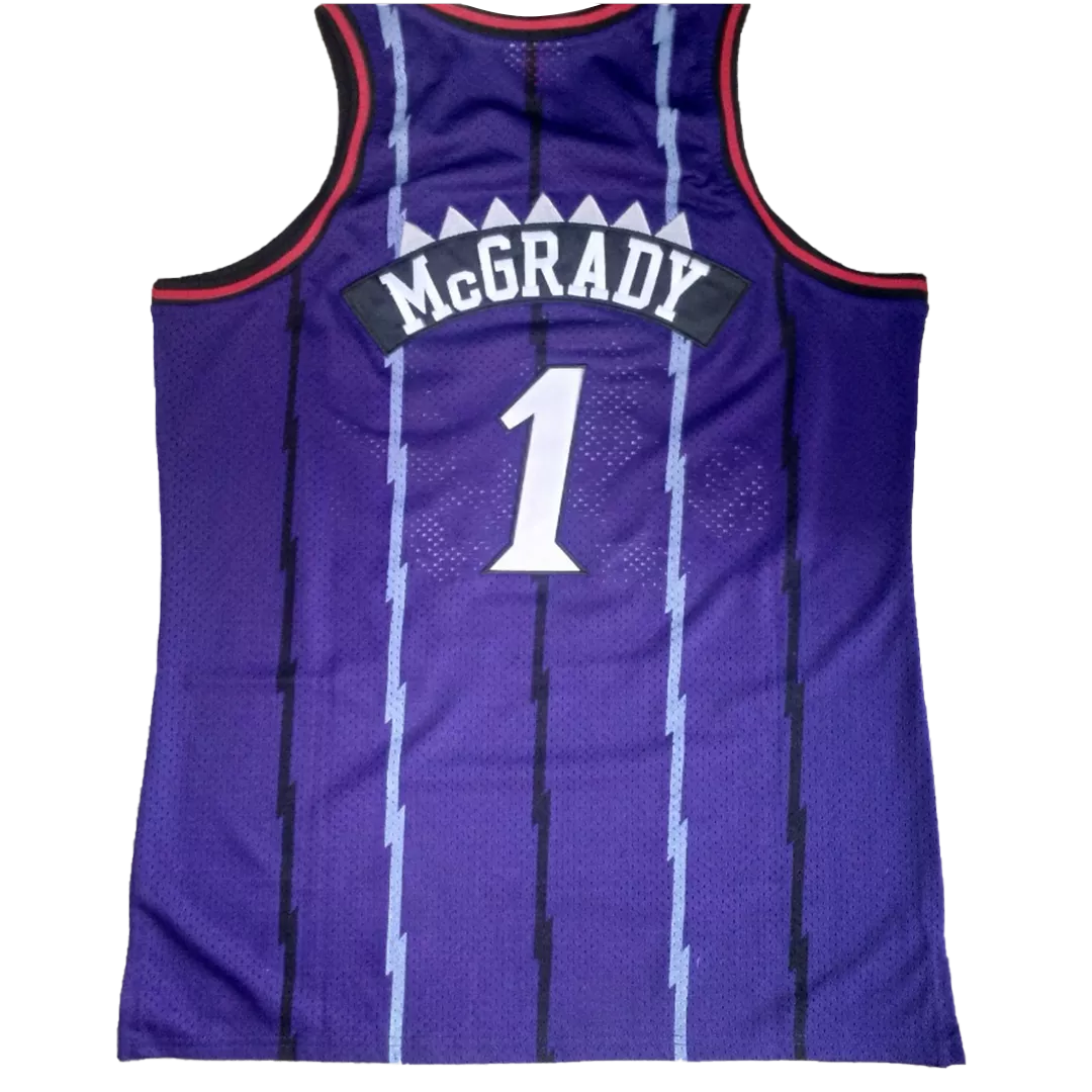 Men's Orlando Magic Tracy McGrady #1 Purple Hardwood Classics Jersey 1998/99 - thejerseys