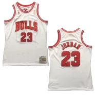 Men's Chicago Bulls Jordan #23 Mitchell & Ness White 1996/97 Swingman NBA Jersey - thejerseys