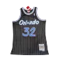 Men's Orlando Magic Neal #32 Black Hardwood Classics Jersey 1994/95 - thejerseys