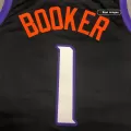 Men's Phoenix Suns Booker #1 Black Swingman Jersey 2021 - City Edition - thejerseys