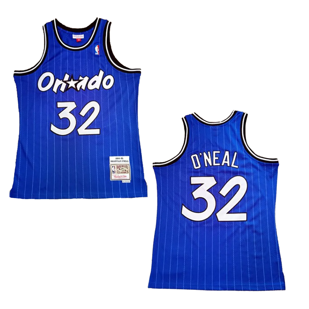 Men's Orlando Magic Neal #32 Blue Hardwood Classics Jersey 1994/95