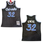 Men's Orlando Magic Shaquille O'Neal #32 Mitchell & Ness Black 1994/95 Swingman NBA Jersey - thejerseys