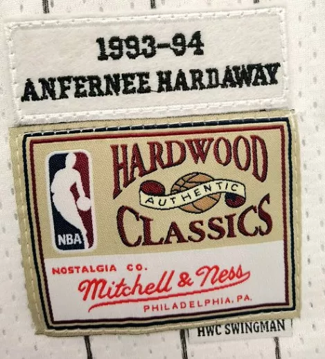 Men's Orlando Magic Hardaway #1 White Hardwood Classics Jersey 1993/94 - thejerseys