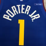 Men's Denver Nuggets Porter Jr. #1 Blue Swingman Jersey 2020/21 - Statement Edition - thejerseys