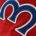 Men's Philadelphia 76ers Iverson #3 Red Hardwood Classics Jersey - thejerseys