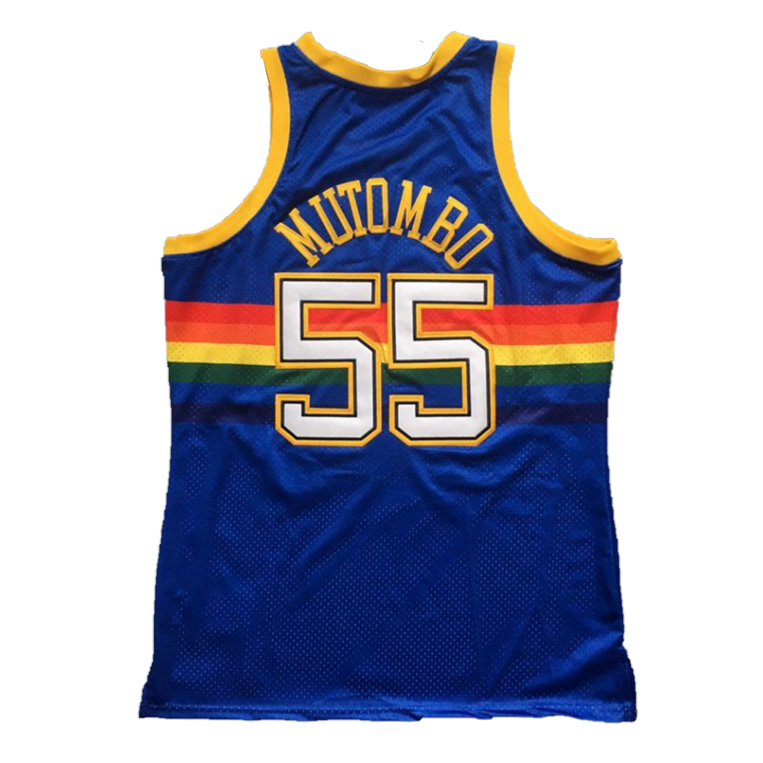 ) Mitchell & Ness Denver Nuggets Mutombo #55 Reversible