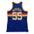 Men's Denver Nuggets Mutombo #55 Blue Hardwood Classics Swingman Jersey 1991/92 - thejerseys