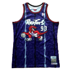 BAPE x Mitchell & Ness Raptors ABC Purple Camo Basketball Swingman Jersey