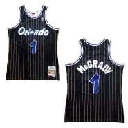 Men's Orlando Magic McGrady #1 Black Hardwood Classics Jersey 2003/04 - thejerseys