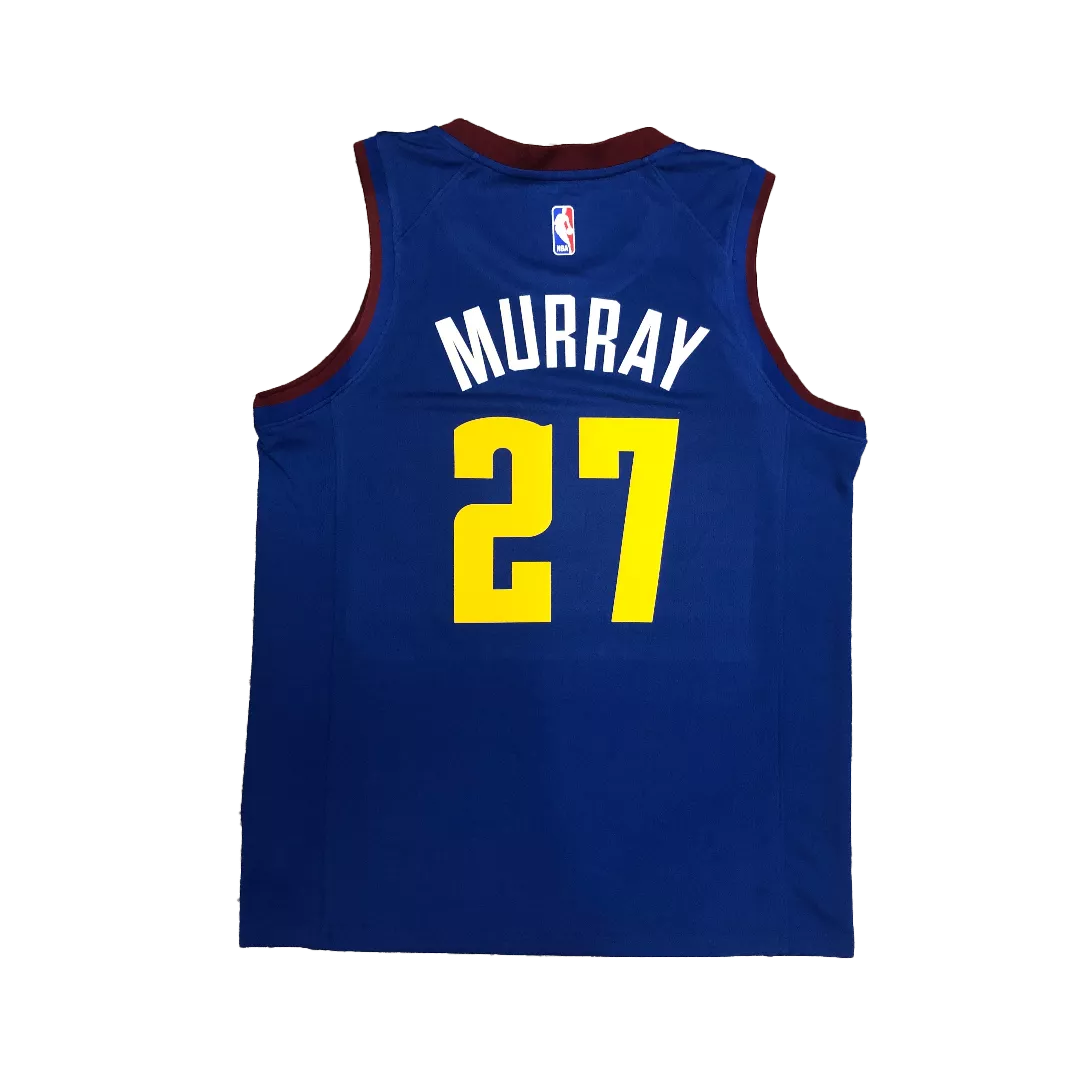Men's Denver Nuggets Jamal Murray #27 Blue Swingman Jersey 2020/21 - Statement Edition - thejerseys