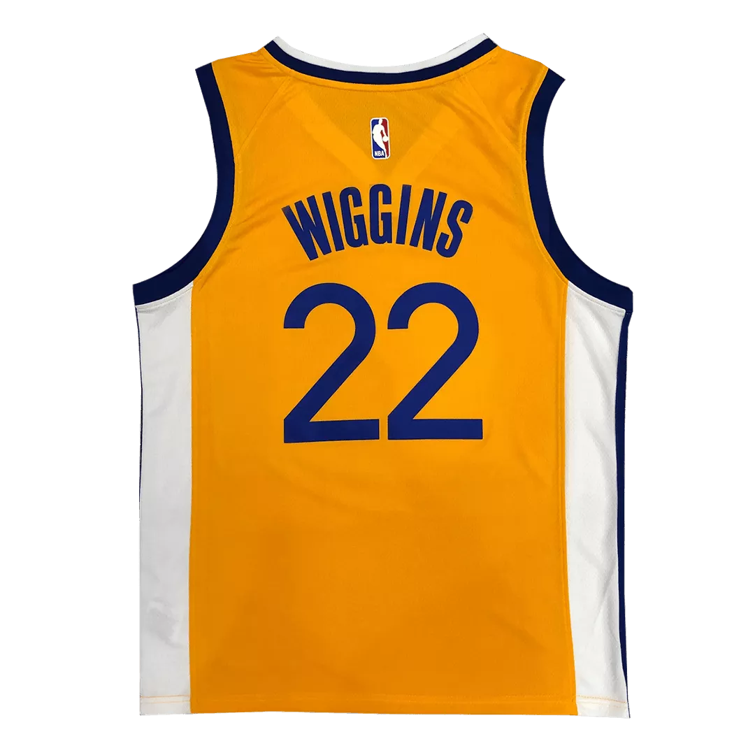 Men's Golden State Warriors Andrew Wiggins #22 Golden 2020/21 Swingman Jersey - Statement Edition - thejerseys