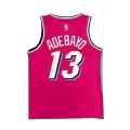 Men's Miami Heat Adebayo #13 Pink Swingman Jersey 2019/20 - City Edition - thejerseys