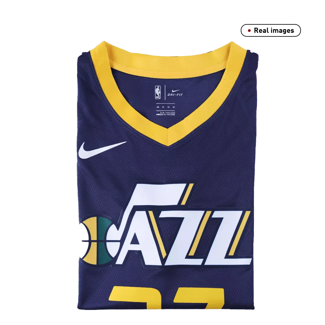 Men's Utah Jazz Rudy Gobert #27 Navy Swingman Jersey - Icon Edition - thejerseys