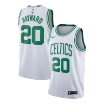 Men's Boston Celtics Gordon Hayward #20 White Swingman Jersey - Association Edition - thejerseys